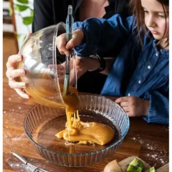 Szklana forma do tarty 26 cm naczynie żaroodporne 2.1 L Pyrex 818 P