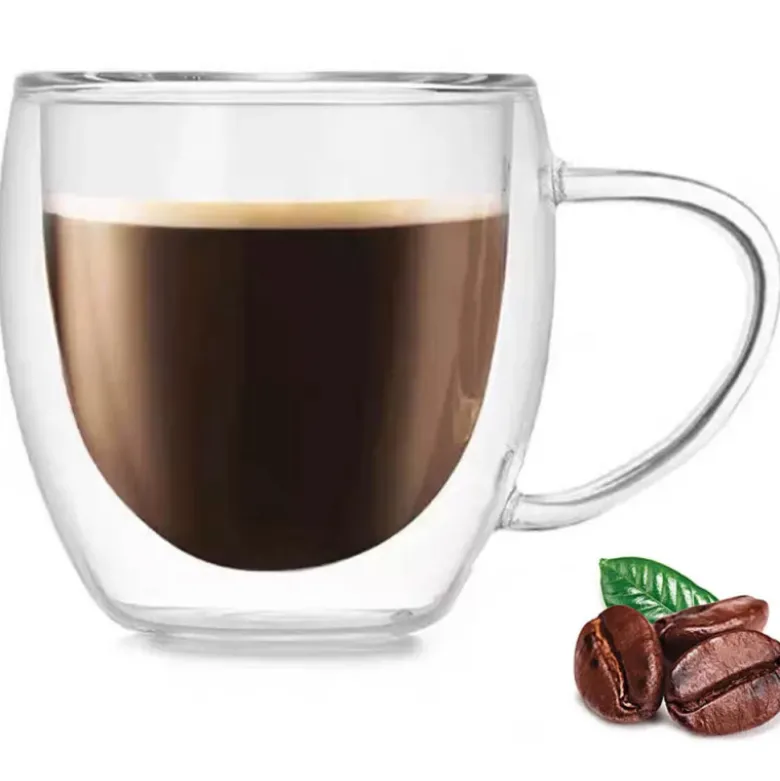 Szklanka termiczna 250 ml z podwójnymi ściankami do kawy herbaty Tragar TR-36-1