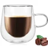 Szklanka termiczna 250 ml z podwójnymi ściankami do kawy herbaty Tragar TR-41-1