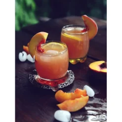 Szklanki do drinków Glasmark kolorowe dno 250 ml zestaw 6 szklanek