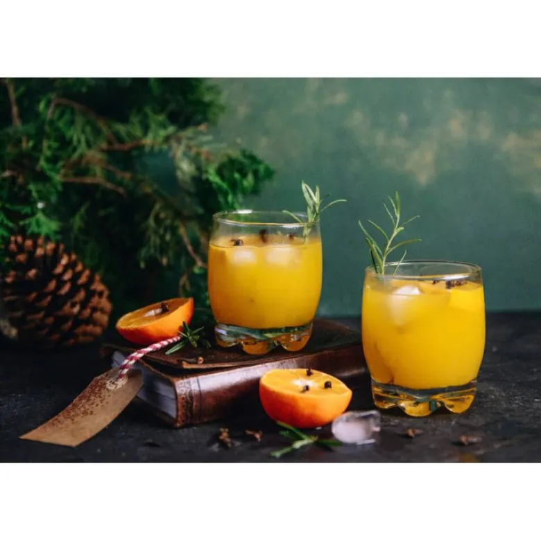 Szklanki do drinków Glasmark kolorowe dno 250 ml zestaw 6 szklanek