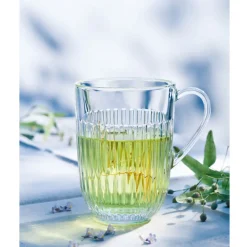 Szklanki do kawy herbaty z uchem 380 ml Florina Comet komplet 6 sztuk