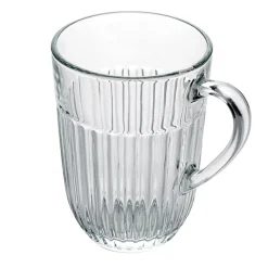 Szklanki do kawy herbaty z uchem 380 ml Florina Comet komplet 6 sztuk