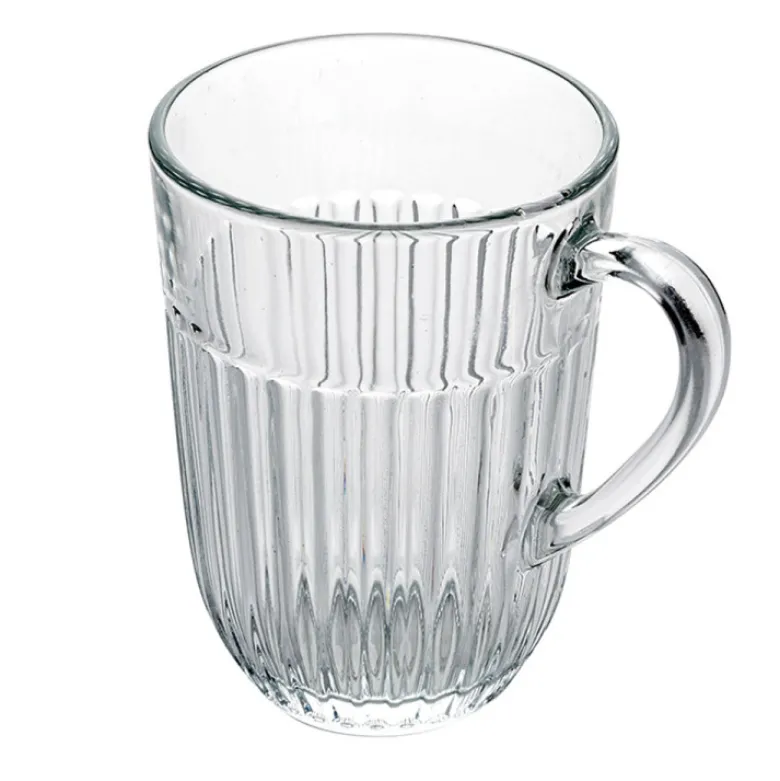 Szklanki do kawy herbaty z uchem 380 ml Florina Comet komplet 6 sztuk