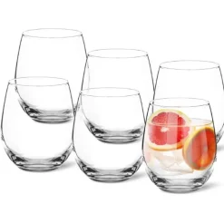 Szklanki do napojów drinków 390 ml zestaw 6 sztuk Altom Diamond