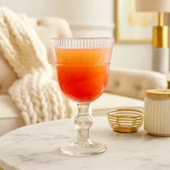 Szklanki do napojów kielichy do wody wody soku na stopce Altom Design Vivienne 320 ml zestaw 6 szt