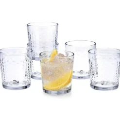 Szklanki do napojów soków drinków Florina Elva zestaw 6 szklanek 365 ml