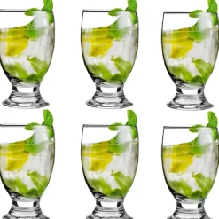 Szklanki do napojów soków Nadir Paulista zestaw 6 szklanek 250 ml Capri