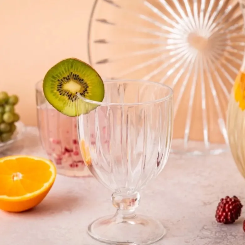 Szklanki do napojów wody soku na stopce 310 ml Altom Design Venus zestaw 6 szt
