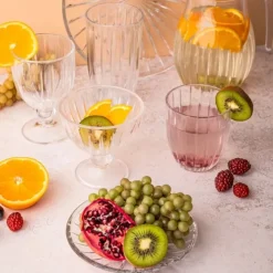 Szklanki do napojów wody soku na stopce 310 ml Altom Design Venus zestaw 6 szt