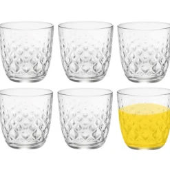 Szklanki do whisky Bormioli Glit 300 ml zestaw 6 szklanek