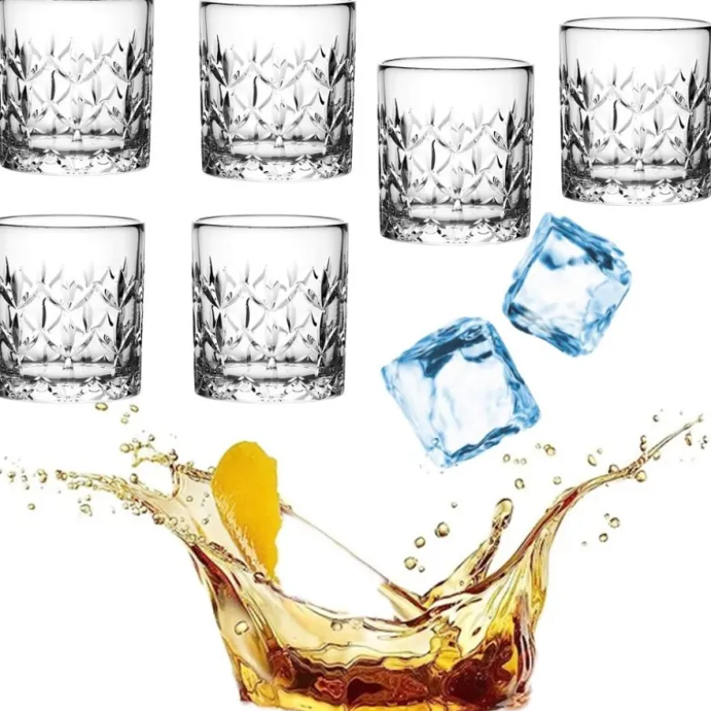 Szklanki do whisky drinków 315 ml zestaw 6 sztuk Verti Florina