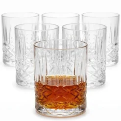 Szklanki do whisky 350 ml drinków napojów Altom Splendor zestaw 6 szklanek grube szkło