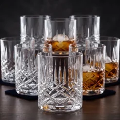 Szklanki do whisky 350 ml drinków napojów Altom Splendor zestaw 6 szklanek grube szkło