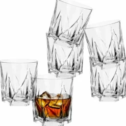 Szklanki do whisky napojów drinków 330 ml zestaw 6 szklanek Altom Henry