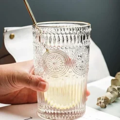 Szklanki do wody drinków 340 ml wysokie zestaw 6 sztuk Long Drink Rosetta Florina