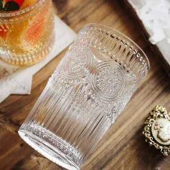 Szklanki do wody drinków 340 ml wysokie zestaw 6 sztuk Long Drink Rosetta Florina