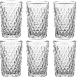 Szklanki do wody 340 ml Florina Cristal Long zestaw 6 sztuk