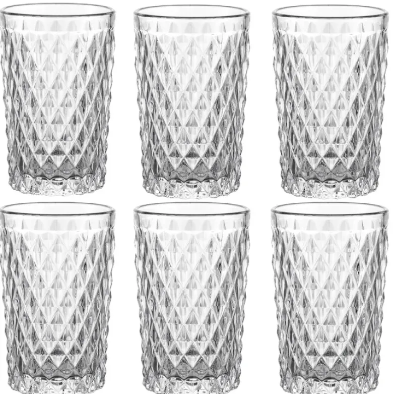 Szklanki do wody 340 ml Florina Cristal Long zestaw 6 sztuk