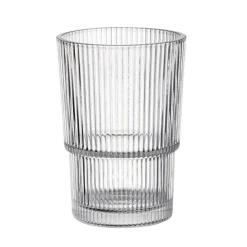 Szklanki do wody 420 ml wysokie zestaw 6 sztuk napoje szkło ryflowane Baltico Florina