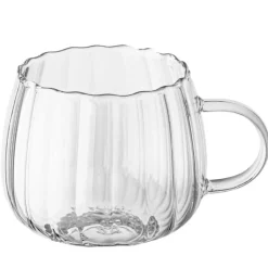 Szklanki kawy herbaty kubki 400ml eleganckie zestaw 6 szt Altom Design Bianca Linea