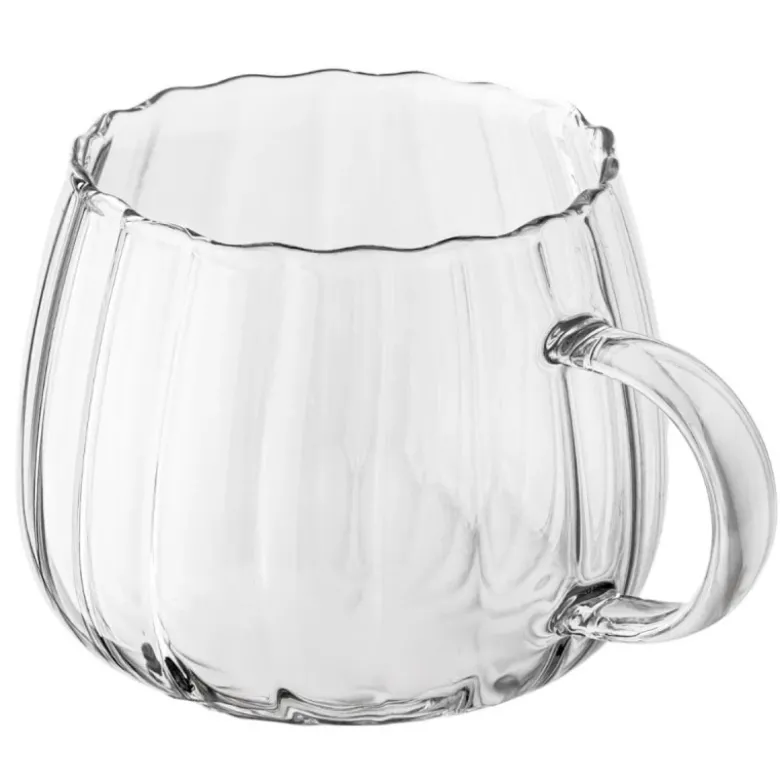Szklanki kawy herbaty kubki 400ml eleganckie zestaw 6 szt Altom Design Bianca Linea