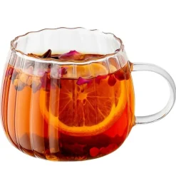 Szklanki kawy herbaty kubki 400ml eleganckie zestaw 6 szt Altom Design Bianca Linea