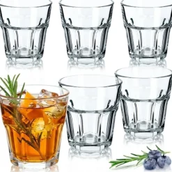 Szklanki klasyczne do napojów i drinków 250 ml zestaw 6 sztuk do soków