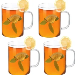 Szklanki 440 ml zestaw 4 kubków żaroodpornych Costa Florina 3K 1018