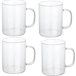Szklanki 440 ml zestaw 4 kubków żaroodpornych Costa Florina 3K 1018