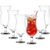 Szklanki na nóżce Glasmark kieliszki koktajlowe 420 ml zestaw 6 sztuk