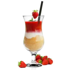 Szklanki na nóżce Glasmark kieliszki koktajlowe 420 ml zestaw 6 sztuk