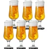 Szklanki na nóżce Glasmark kieliszki koktajlowe 340 ml zestaw 6 sztuk