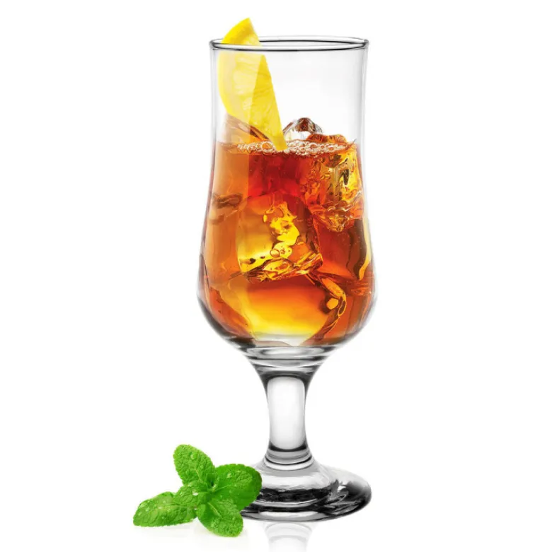 Szklanki na nóżce Glasmark kieliszki koktajlowe 340 ml zestaw 6 sztuk