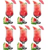 Szklanki na nóżce kieliszki koktajlowe 330 ml pokale do piwa zestaw 6 sztuk Glasmark