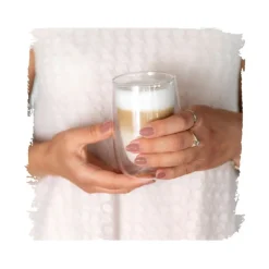 Szklanki termiczne Florina Malachit 250 ml zestaw 2 sztuki