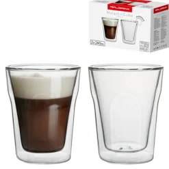 Szklanki termiczne Malachit Cube 240 ml zestaw 6 szklanek
