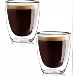 Szklanki termiczne 300 ml komplet 2 sztuk z podwójnymi ściankami Kamille 9004