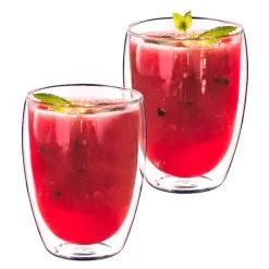 Szklanki termiczne 300 ml komplet 2 sztuk z podwójnymi ściankami Kamille 9004