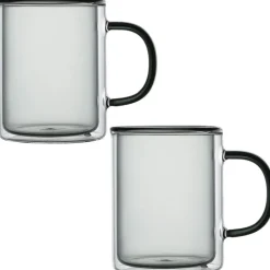 Szklanki termiczne z szarym wnętrzem 300 ml komplet 2 szt MGHOME