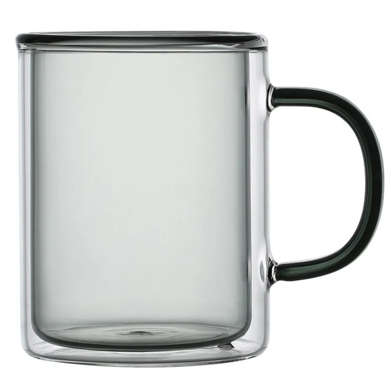 Szklanki termiczne z szarym wnętrzem 300 ml komplet 2 szt MGHOME