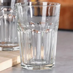 Szklanki wysokie do soków napojów 360 ml zestaw 6 sztuk Vilde