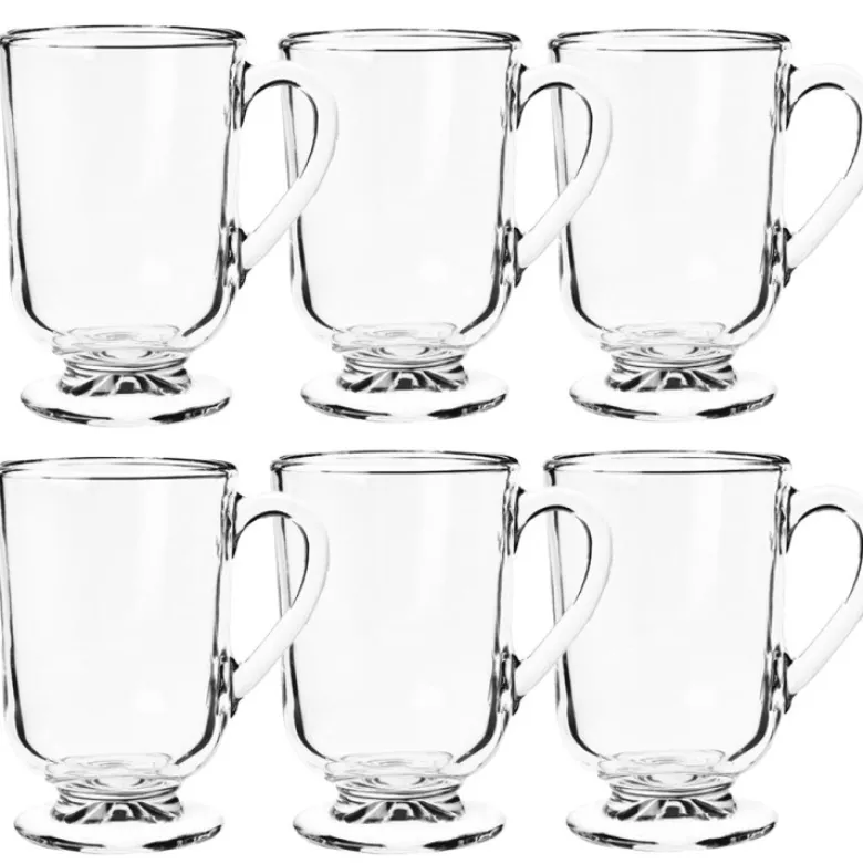Szklanki z uchem 310 ml Altom Werona kubki do herbaty kawy latte macchiato komplet 6 sztuk