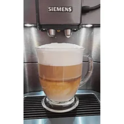 Szklanki z uchem 400 ml duże GierekHoff Mega Vista szklany kubek na nóżce do kawy herbaty drinków deserów kubas