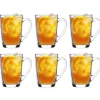 Szklanki z uchem 300ml Glasmark Ala do herbaty kawy latte komplet 6szt