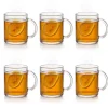 Szklanki z uchem proste 330 ml do kawy i herbaty zestaw 6 szktuk Florina Malta 3K 1065