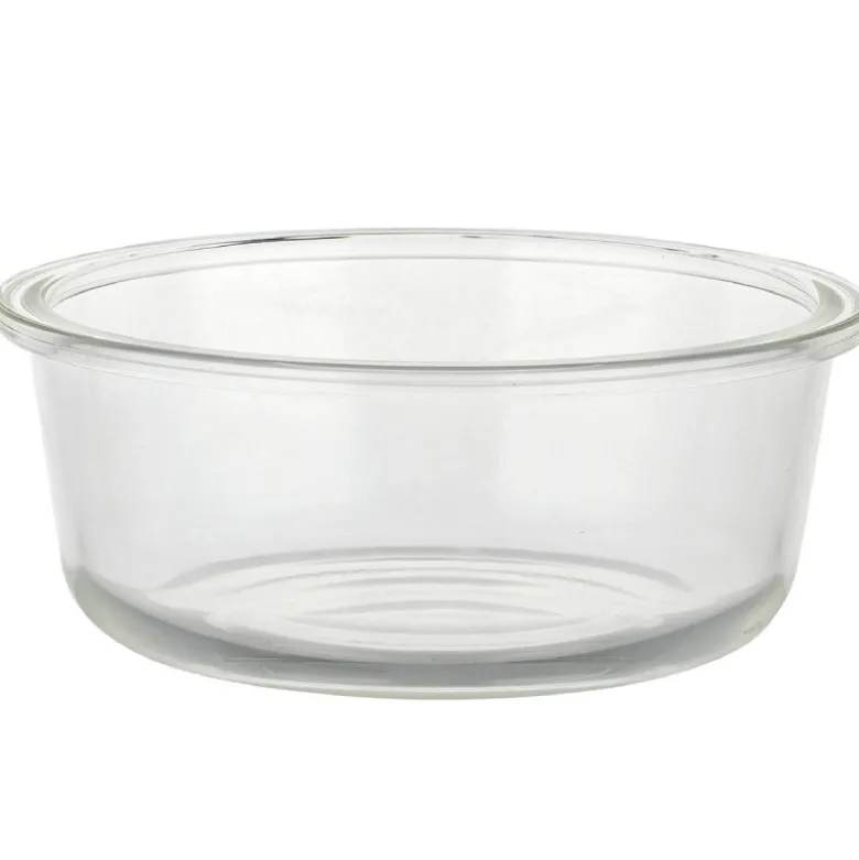 Szklany pojemnik 620 ml na żywność jedzenie Florina Frigo pudełko z pokrywką śniadaniówka lunchbox okrągły hermetyczny
