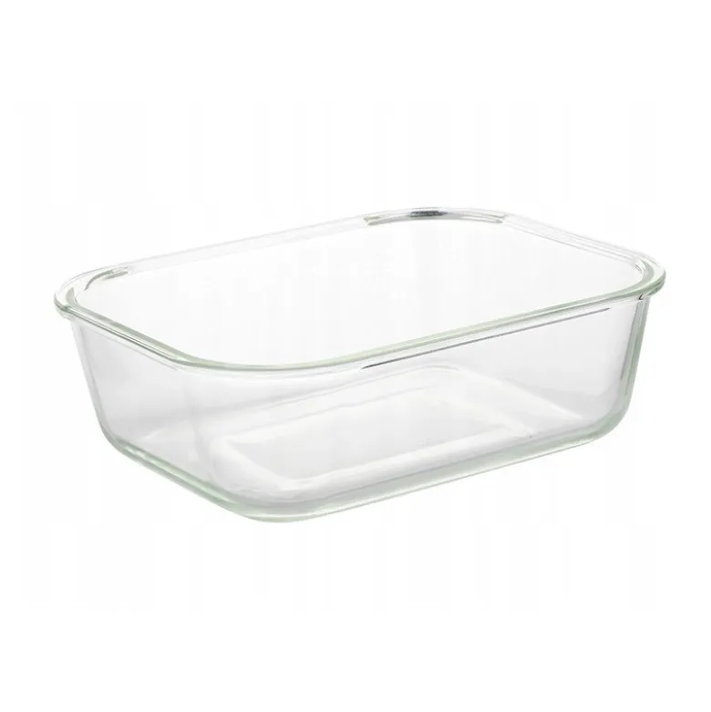 Szklany pojemnik 2260 ml na żywność jedzenie Florina Frigo pudełko z pokrywką lunchbox prostokątny hermetyczny