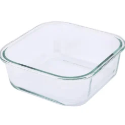 Szklany pojemnik 1100 ml na żywność jedzenie Altom Design Fresh pudełko z pokrywką lunchbox kwadratowy hermetyczny