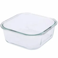 Szklany pojemnik 750 ml na żywność jedzenie Altom Design Fresh pudełko z pokrywką lunchbox kwadratowy hermetyczny